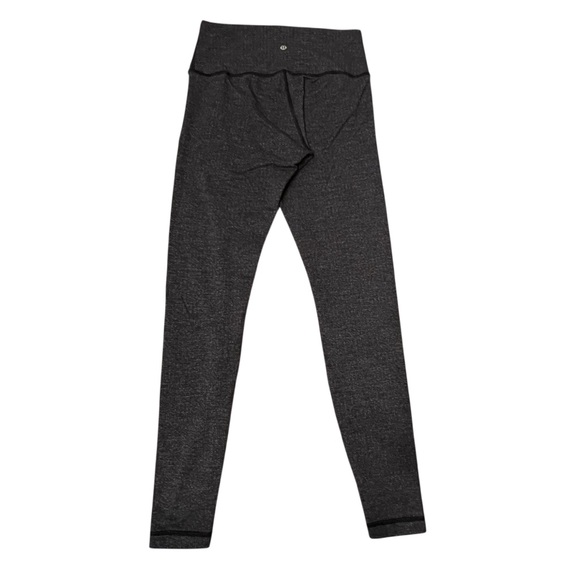 Lululemon Wunder Under Hi Rise Variegated Knit Brushed Luon Heathered Size 8 - Picture 4 of 8